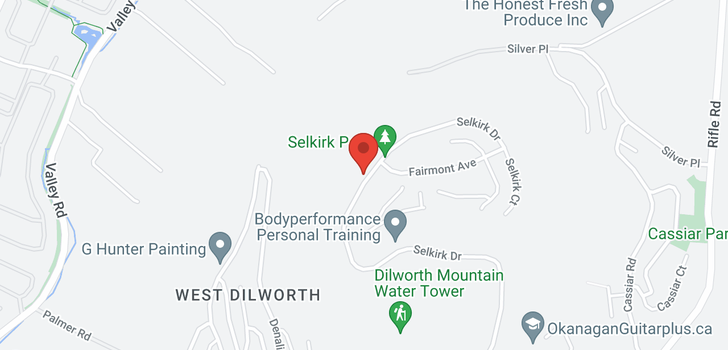 map of 2489 SELKIRK Drive